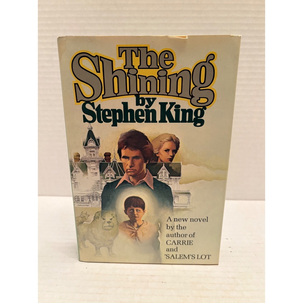 The Shining Stephen King 1977 Doubleday Hardcover Vintage Horror Book Jacket